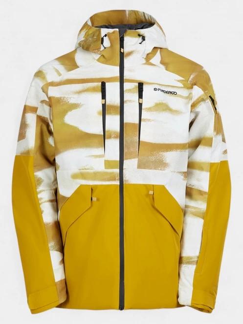 geaca de schi pt. barbati Fundango Baily ECO Allmountain Jacket galben 11