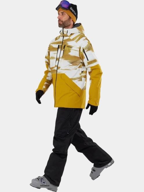 geaca de schi pt. barbati Fundango Baily ECO Allmountain Jacket galben 5