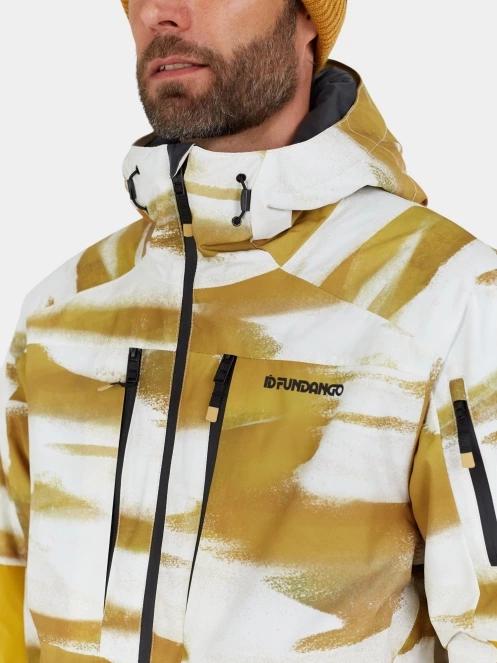 geaca de schi pt. barbati Fundango Baily ECO Allmountain Jacket galben 6
