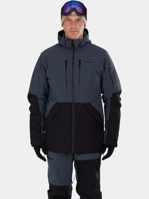 geaca de schi pt. barbati Fundango Baily ECO Allmountain Jacket gri 2
