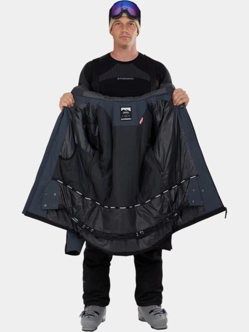 geaca de schi pt. barbati Fundango Baily ECO Allmountain Jacket gri 5