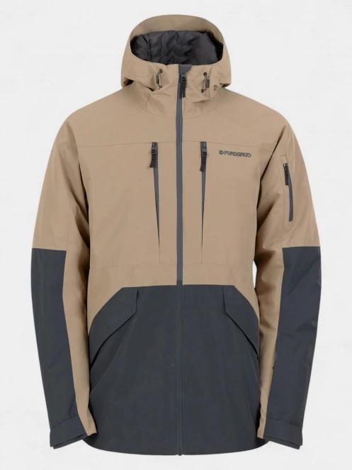 geaca de schi pt. barbati Fundango Baily ECO Allmountain Jacket nisip 11