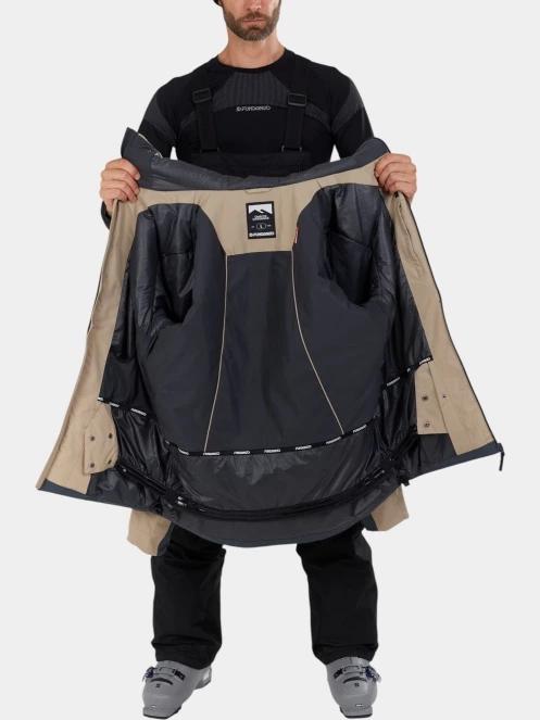 geaca de schi pt. barbati Fundango Baily ECO Allmountain Jacket nisip 5