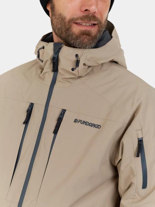 geaca de schi pt. barbati Fundango Baily ECO Allmountain Jacket nisip 7
