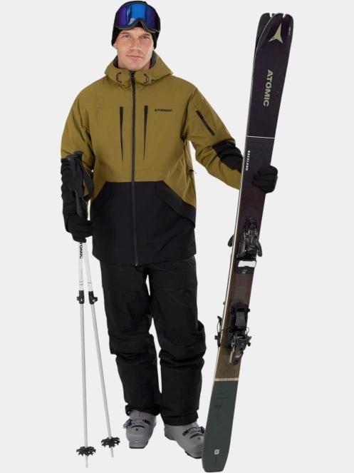 geaca de schi pt. barbati Fundango Baily ECO Allmountain Jacket verde 4