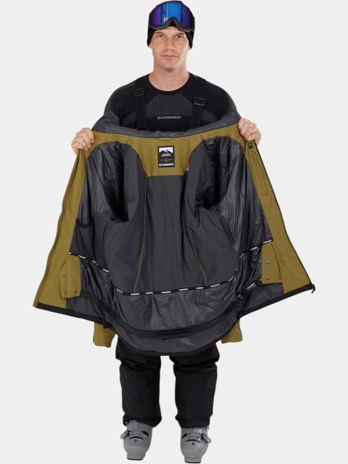geaca de schi pt. barbati Fundango Baily ECO Allmountain Jacket verde 5
