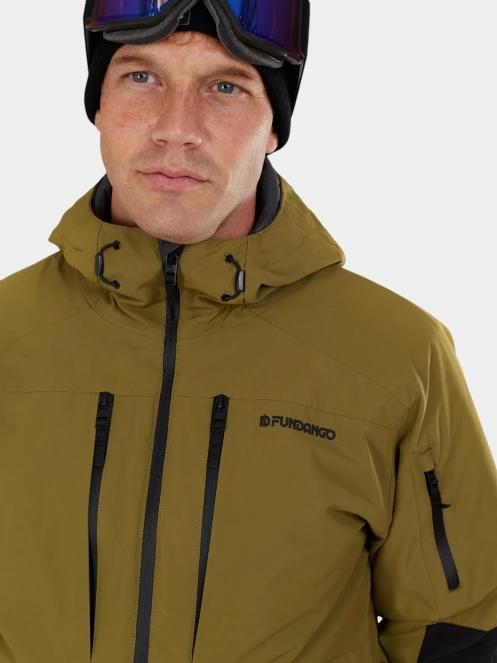 geaca de schi pt. barbati Fundango Baily ECO Allmountain Jacket verde 8