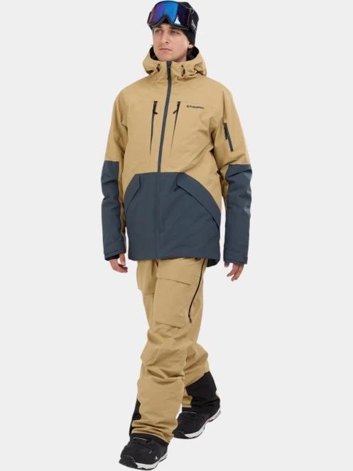 geaca de schi pt. barbati Fundango Baily ECO Allmountain Jacket nisip 4