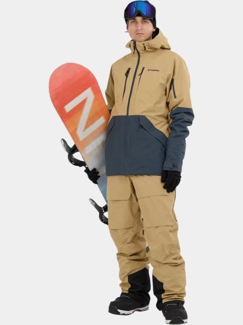geaca de schi pt. barbati Fundango Baily ECO Allmountain Jacket nisip 5