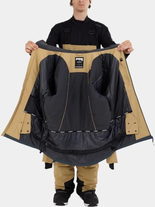 geaca de schi pt. barbati Fundango Baily ECO Allmountain Jacket nisip 6