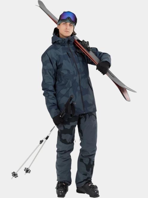 geaca de schi pt. barbati Fundango Baily ECO Allmountain Jacket gri 4