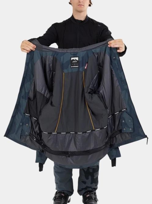 geaca de schi pt. barbati Fundango Baily ECO Allmountain Jacket gri 5