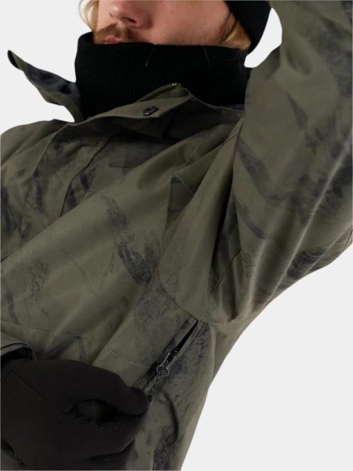geaca de schi pt. barbati Fundango Tilbury ECO Logo Anorak verde 9