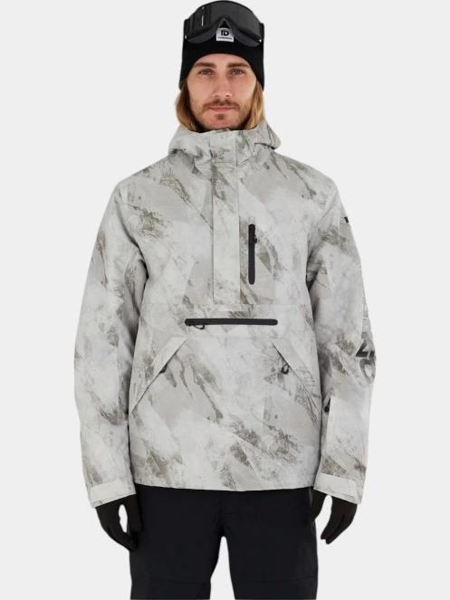 geaca de schi pt. barbati Fundango Tilbury ECO Logo Anorak nisip 2