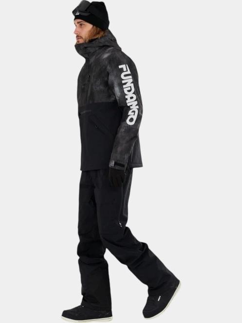 geaca de schi pt. barbati Fundango Tilbury ECO Logo Anorak negru 4
