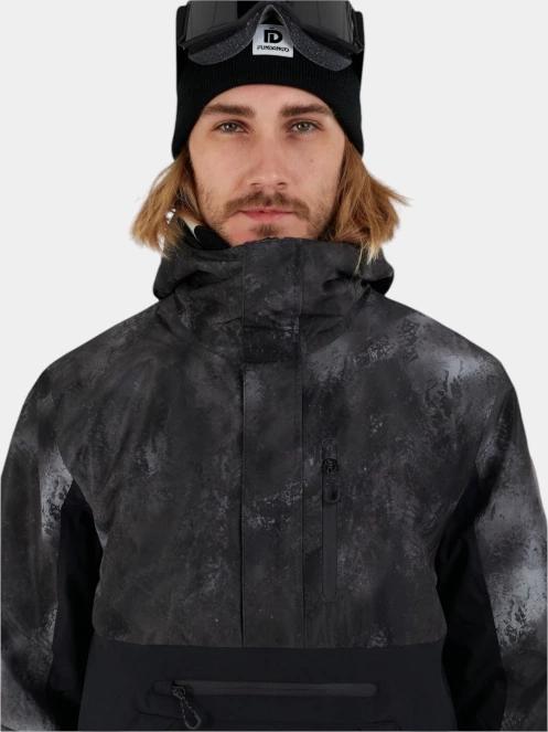 geaca de schi pt. barbati Fundango Tilbury ECO Logo Anorak negru 6