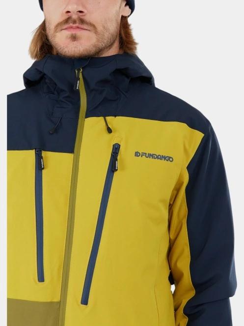 geaca de schi pt. barbati Fundango Atlas Allmountain Jacket galben 6