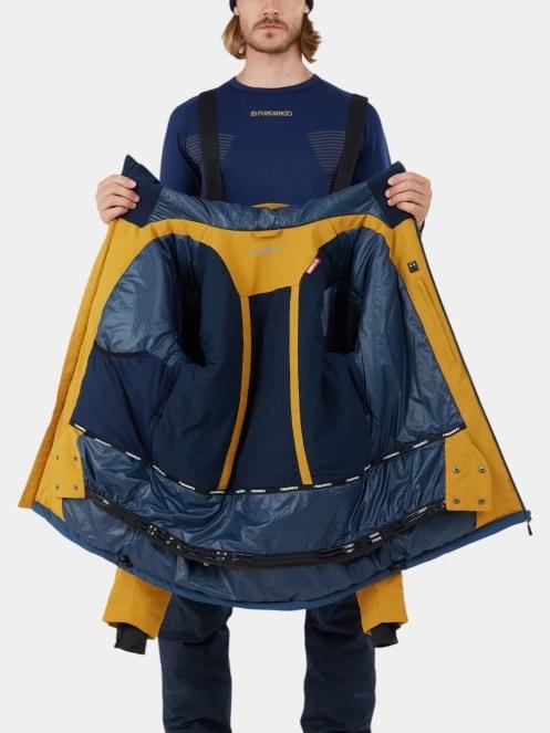 geaca de schi pt. barbati Fundango Atlas Allmountain Jacket galben 5