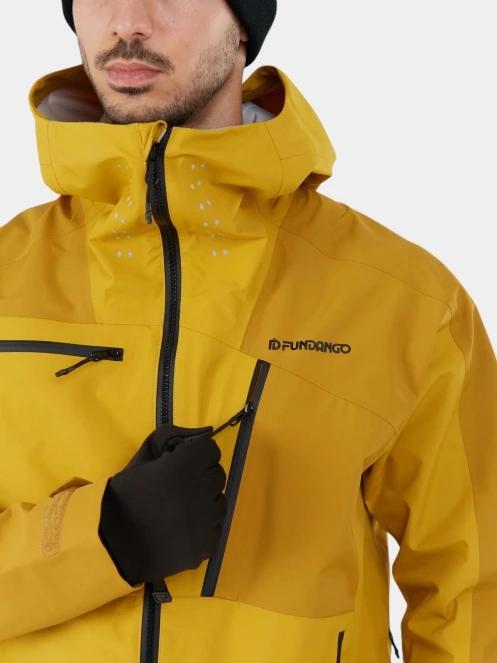 geaca de schi pt. barbati Fundango Manota 3L Shell Jacket galben 7