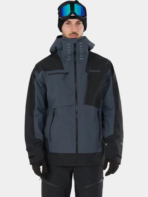 geaca de schi pt. barbati Fundango Manota 3L Shell Jacket gri 2
