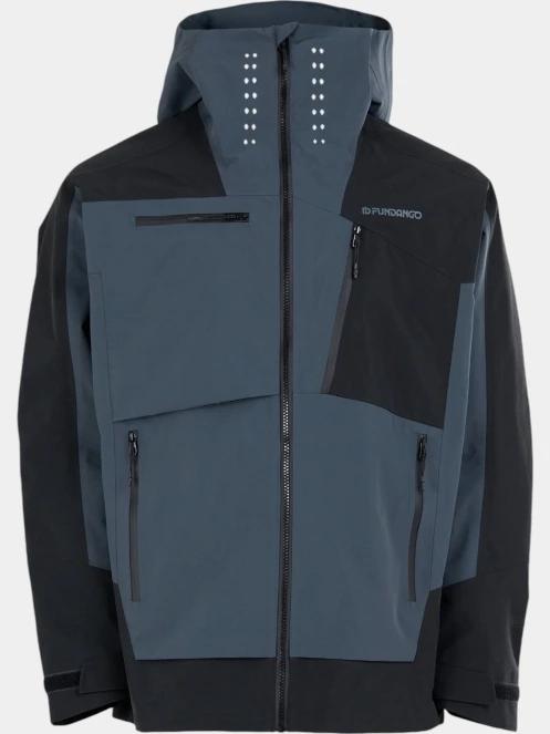 geaca de schi pt. barbati Fundango Manota 3L Shell Jacket gri 11