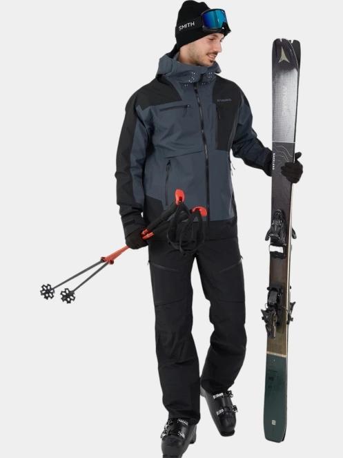 geaca de schi pt. barbati Fundango Manota 3L Shell Jacket gri 4