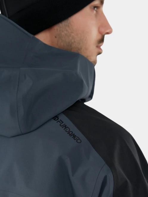 geaca de schi pt. barbati Fundango Manota 3L Shell Jacket gri 10