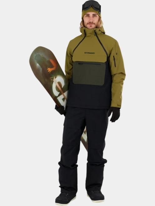 geaca de schi pt. barbati Fundango Hydra ECO Anorak verde 4