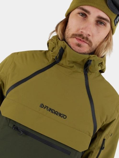geaca de schi pt. barbati Fundango Hydra ECO Anorak verde 6