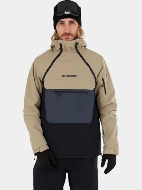 geaca de schi pt. barbati Fundango Hydra ECO Anorak nisip 2