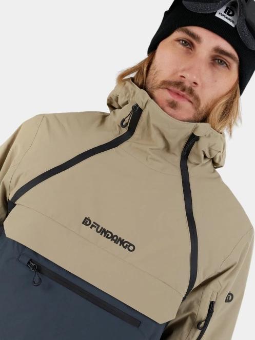 geaca de schi pt. barbati Fundango Hydra ECO Anorak nisip 5