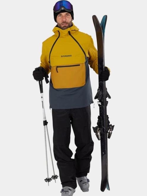 jacheta hanorac pt. barbati Fundango Hydra ECO Anorak galben 4