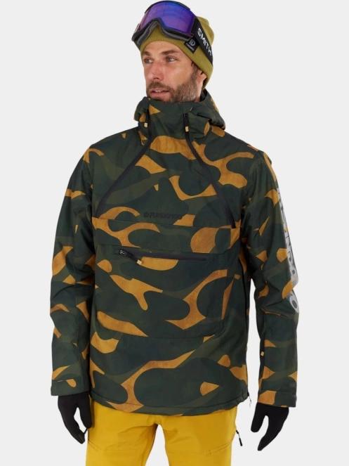 jacheta hanorac pt. barbati Fundango Hydra ECO Anorak verde 2