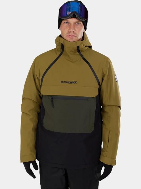 jacheta hanorac pt. barbati Fundango Hydra ECO Anorak verde 2