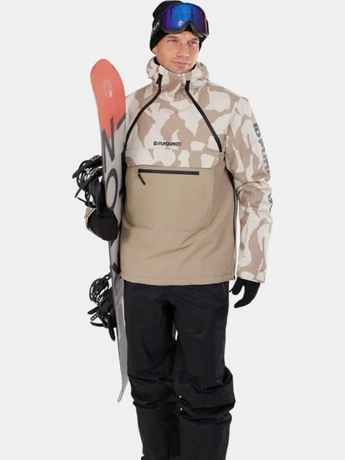 jacheta hanorac pt. barbati Fundango Hydra ECO Anorak nisip 4