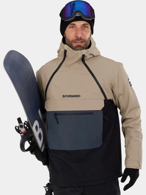 jacheta hanorac pt. barbati Fundango Hydra ECO Anorak nisip 2