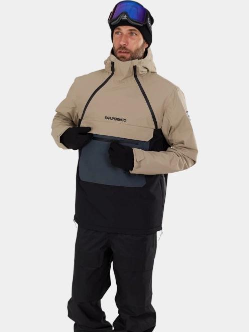 jacheta hanorac pt. barbati Fundango Hydra ECO Anorak nisip 5