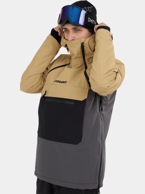 jacheta hanorac pt. barbati Fundango Hydra ECO Anorak nisip 5