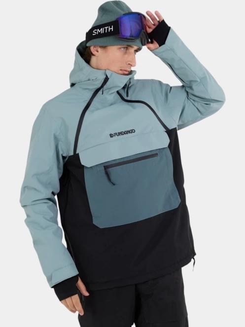 jacheta hanorac pt. barbati Fundango Hydra ECO Anorak verde 6