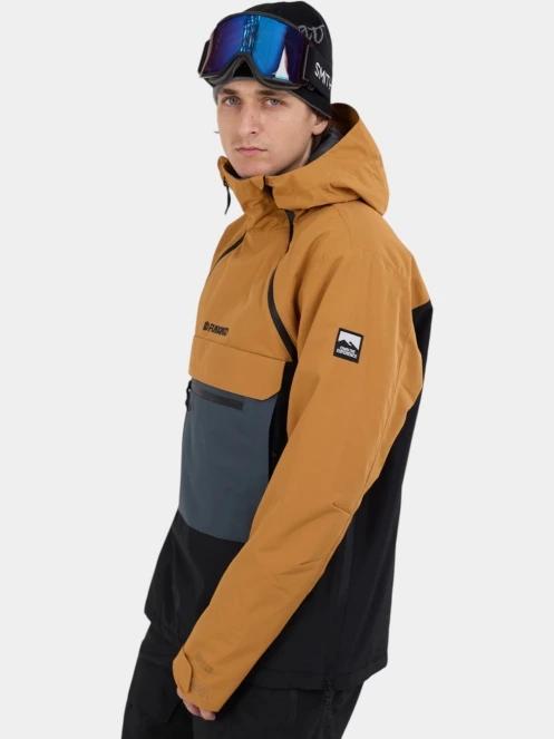 jacheta hanorac pt. barbati Fundango Hydra ECO Anorak maro 5