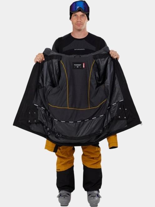geaca de foita pt. barbati Fundango Rigel ECO 3L Jacket galben 5