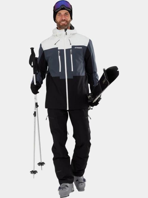 geaca de schi pt. barbati Fundango Nelson Allmountain Jacket alb 4