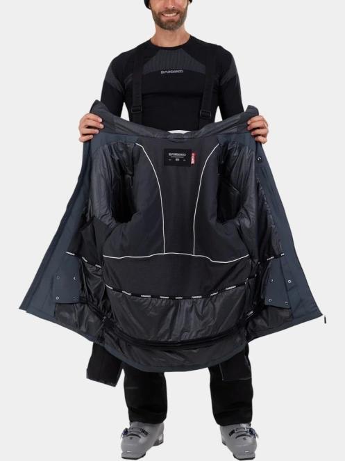 geaca de schi pt. barbati Fundango Nelson Allmountain Jacket alb 5