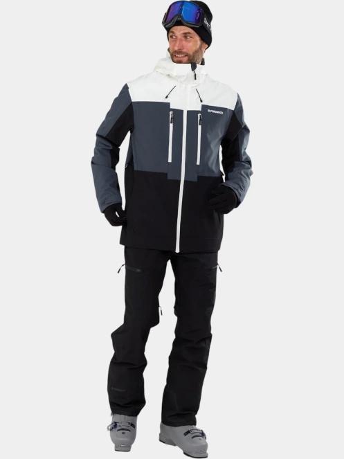 geaca de schi pt. barbati Fundango Nelson Allmountain Jacket alb 6