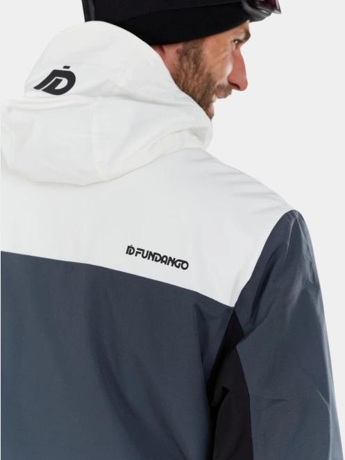 geaca de schi pt. barbati Fundango Nelson Allmountain Jacket alb 9