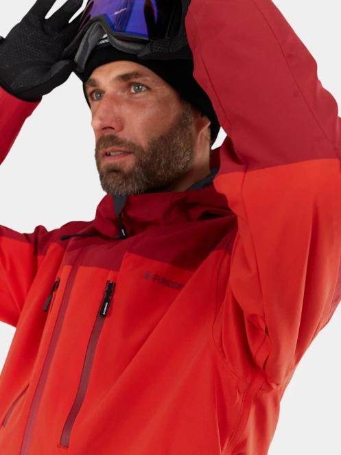 geaca de schi pt. barbati Fundango Nelson Allmountain Jacket rosu 9