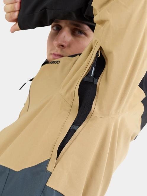 geaca de schi pt. barbati Fundango Nelson Allmountain Jacket nisip 6