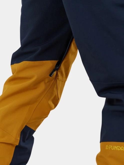 pantaloni de schi pt. barbati Fundango Teak Colourblock Pants albastru inchis 4