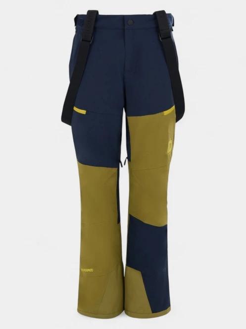 pantaloni de schi pt. barbati Fundango Teak Colourblock Pants albastru inchis 9