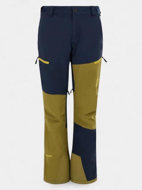 pantaloni de schi pt. barbati Fundango Teak Colourblock Pants albastru inchis 10